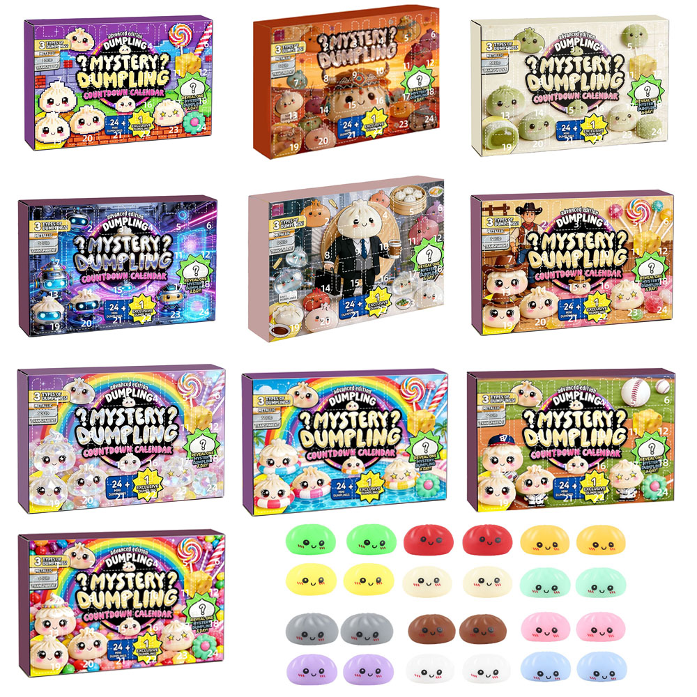 Kids Toys Box - Surprise Dumpling Blind Box Countdown Calendar