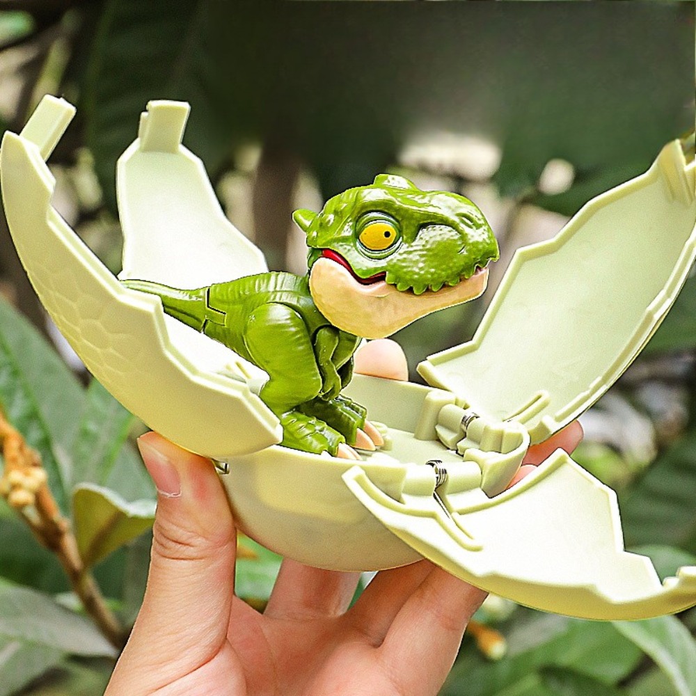 Dinosaur Figurine Set - Children's toy deformed dinosaur egg cute