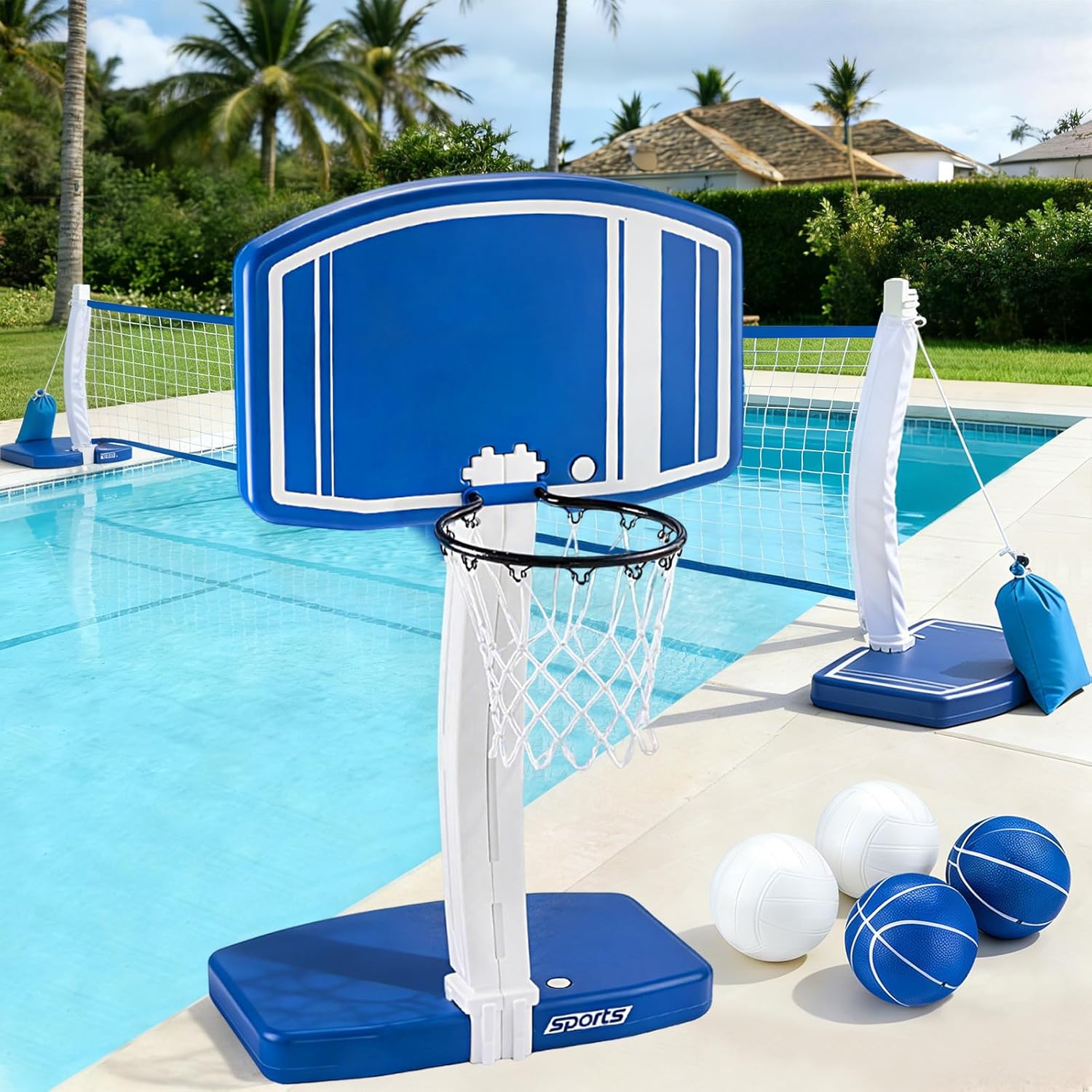 Kids Toys Kids Toys - Above Ground Pool Basketball Hoop and