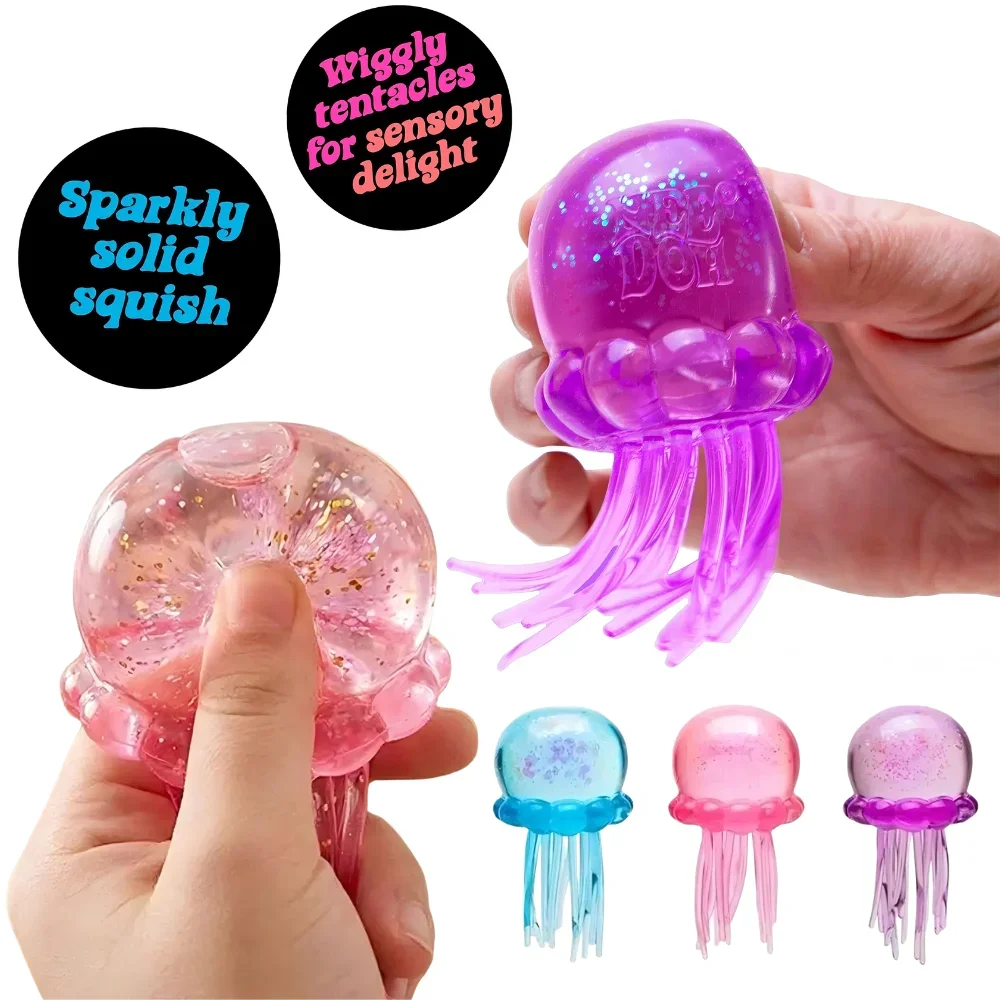 Needoh Fuzz Ball Jellyfish Squ - đánh giá và giá Kids Toys Box