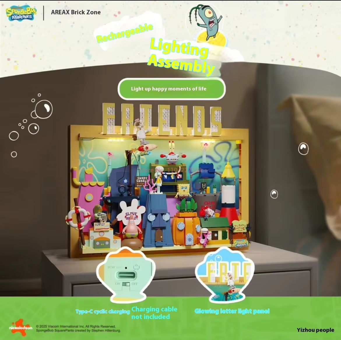 Official Area-X Spongebob Squa - đánh giá và giá Kids Toys Box